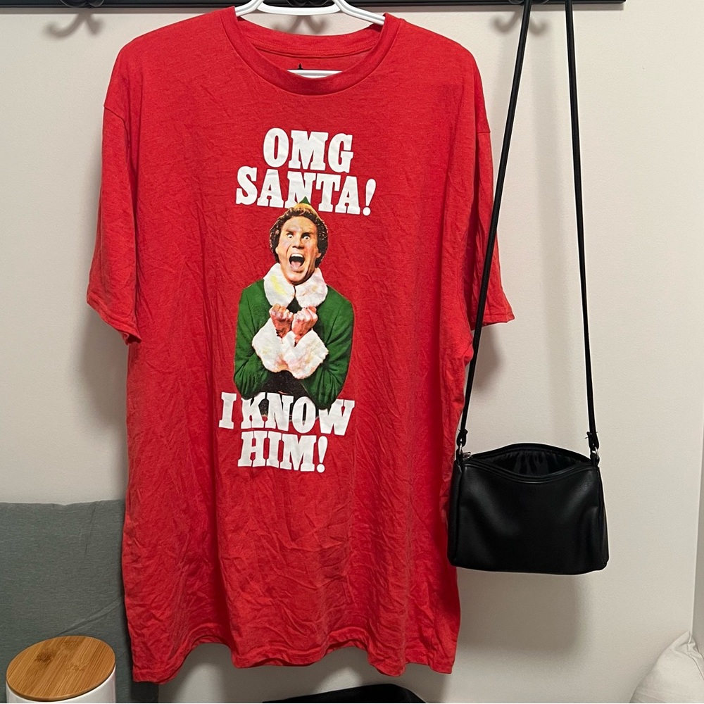 ELF Christmas Santa Tee - 2X